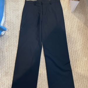 Banana Republic Stretch Black 33R/Inseam 32, 96% Wool, 4% Lycra, Dry Clean